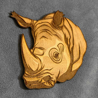 Rhino Head Art - Glowforge