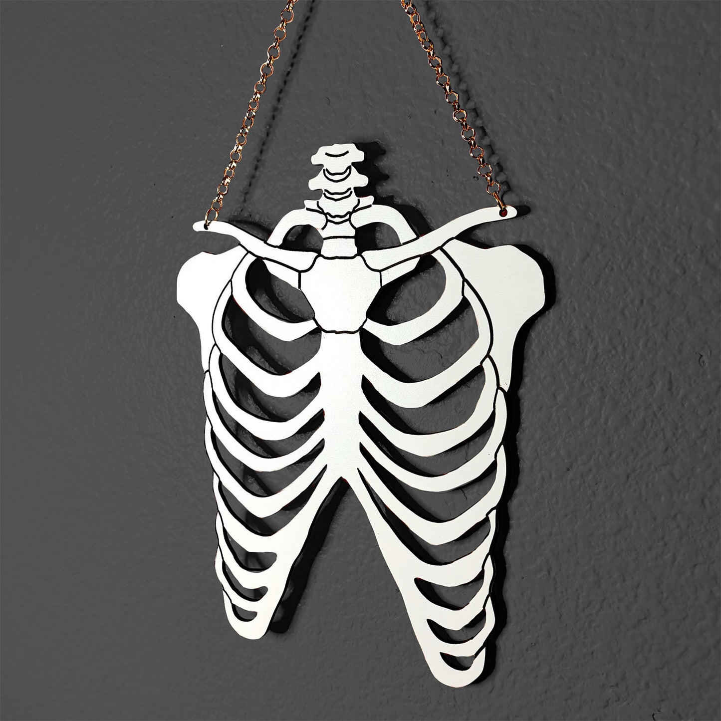 Ribcage Halloween Hanging Decor - Glowforge