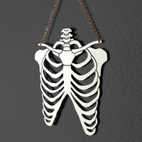 Ribcage Halloween Hanging Decor - Glowforge