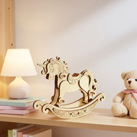 Rocking Unicorn – Whimsical Decorative Piece with Gentle Movement - Glowforge