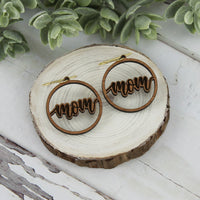 Round Mom Earrings - Mother's Day Earrings (Set of 2)