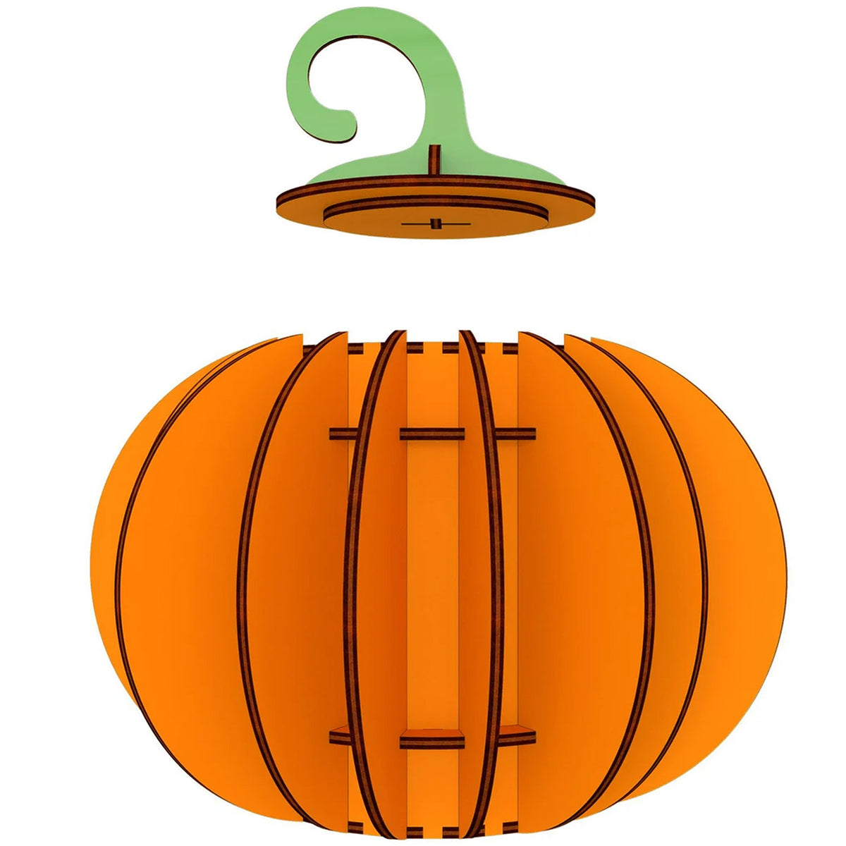 Round Pumpkin Box - Halloween Candy Storage – Glowforge Shop