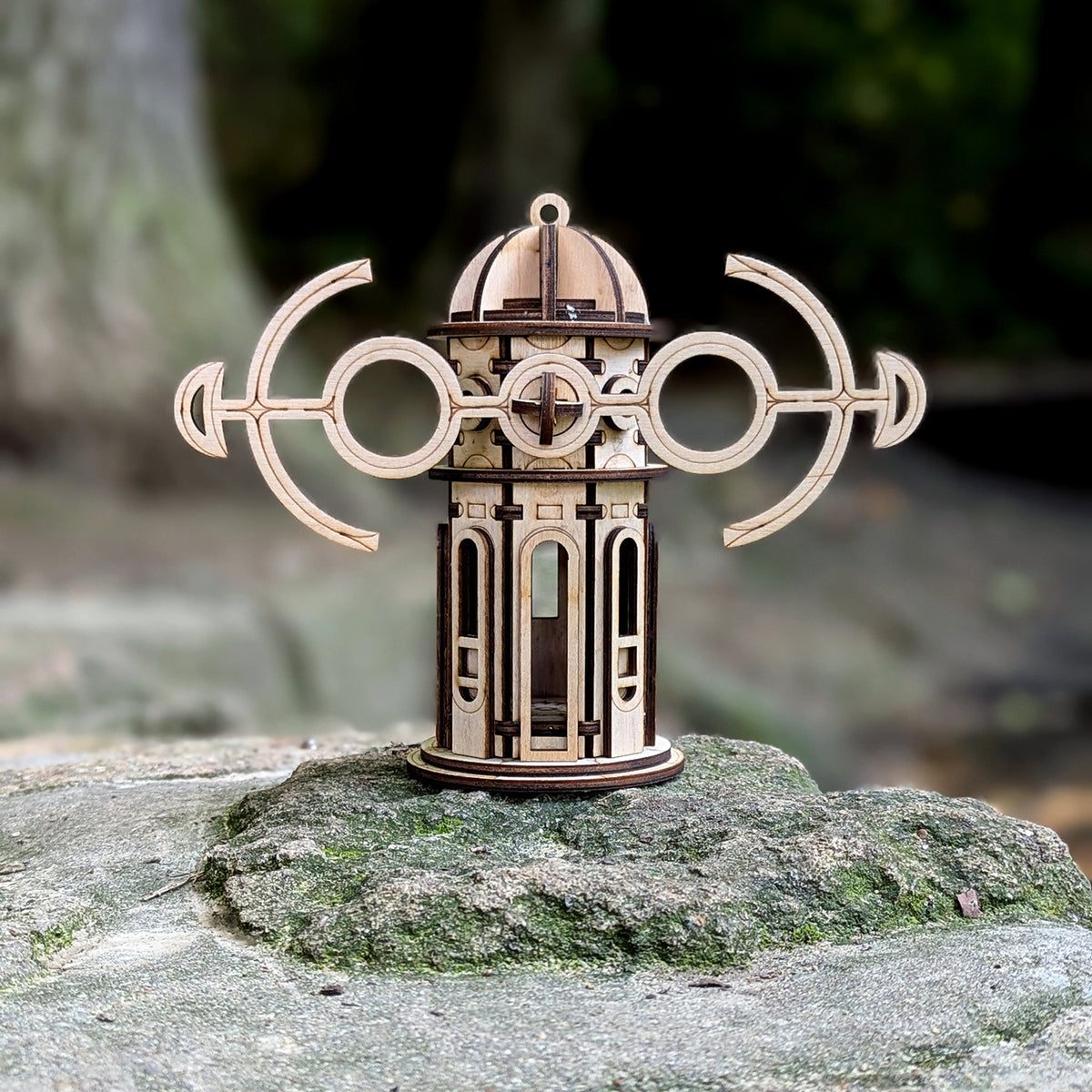Round Shaped Windmill House with Rotating Screw – Glowforge Shop