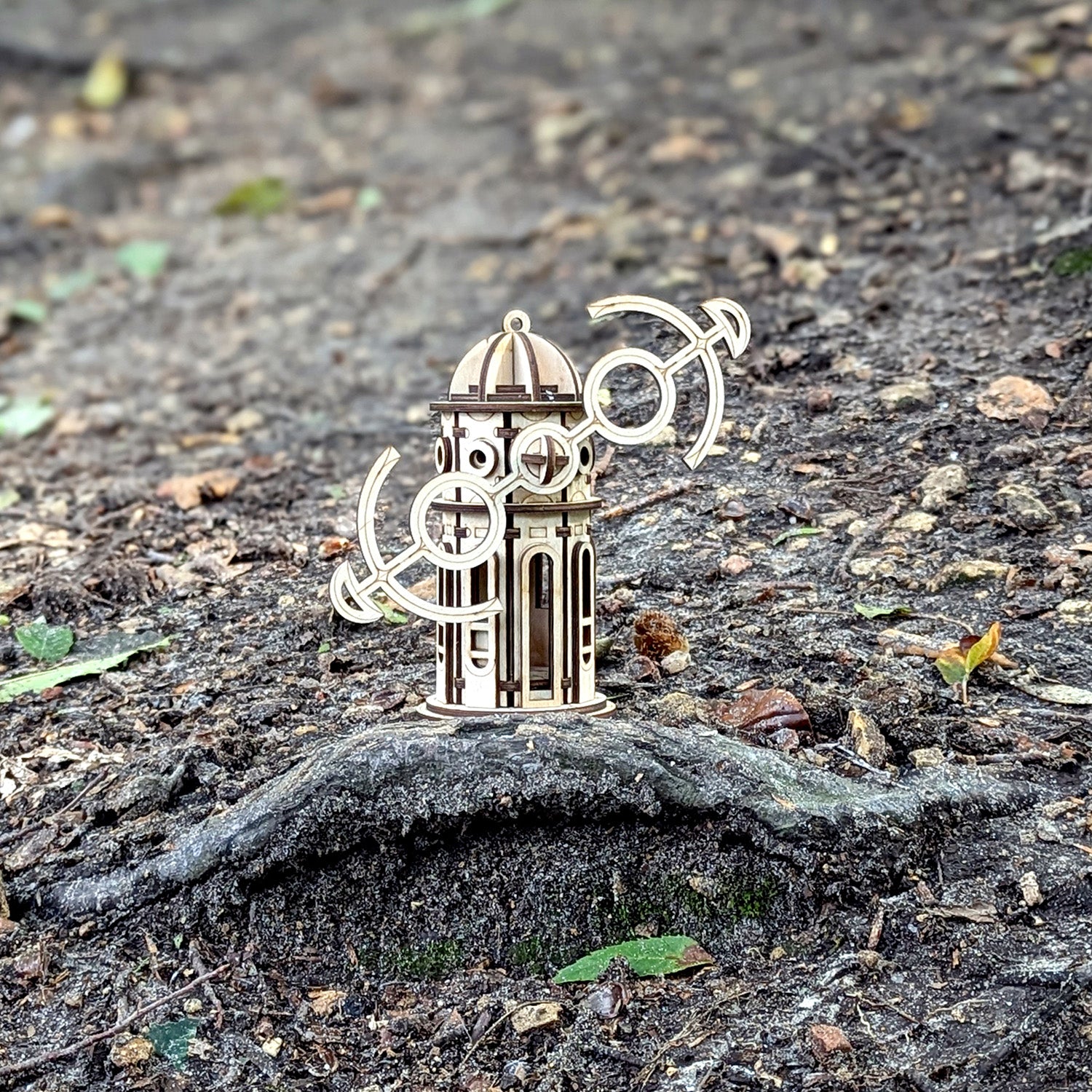Round Shaped Windmill House with Rotating Screw – Glowforge Shop