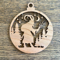 Rustic German Krampus Christmas Ornament - Glowforge
