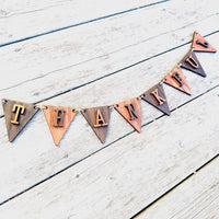 Rustic Thankful Banner - Glowforge
