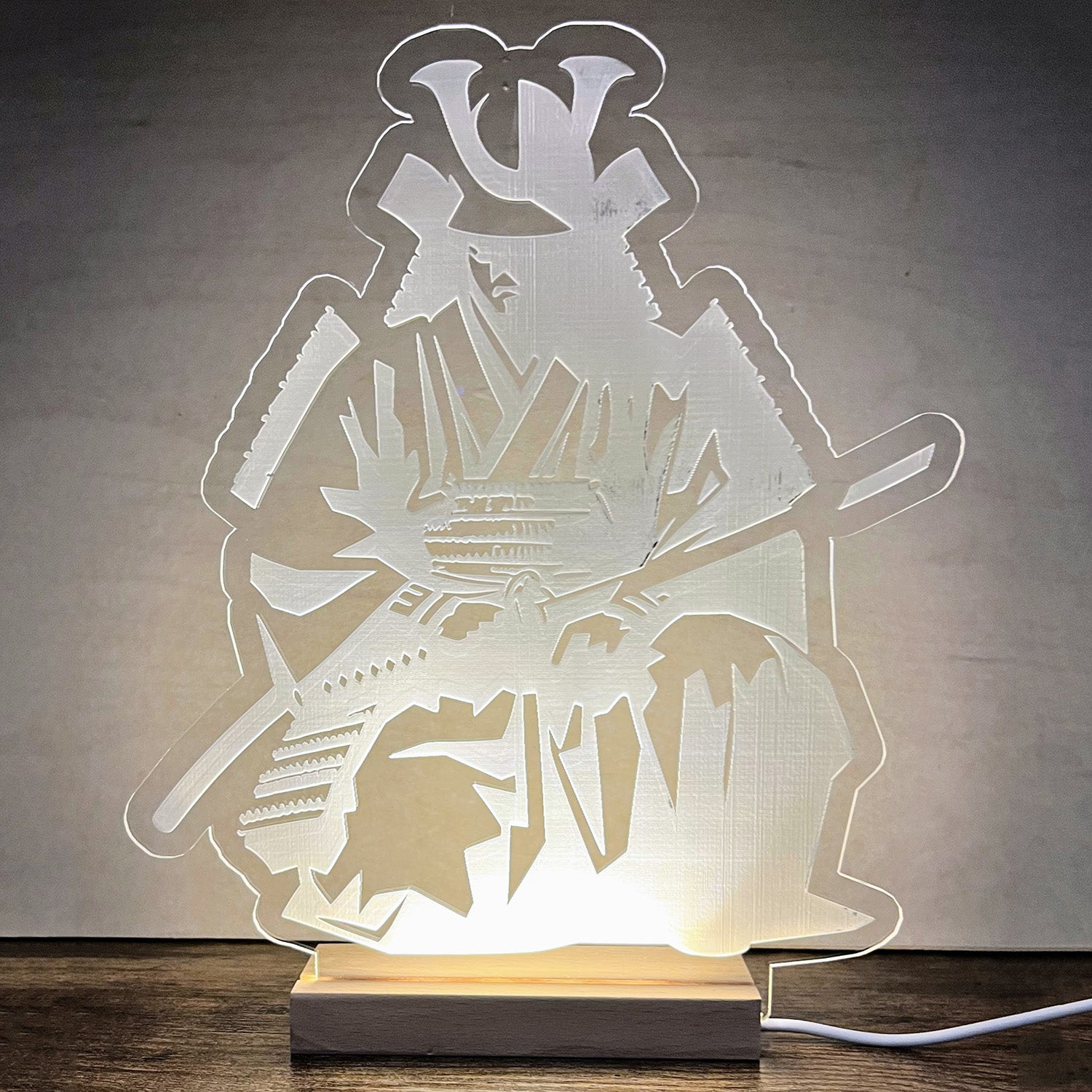 Led Design Samurai Samurai LED Nightlight Insert – Glowforge Shop