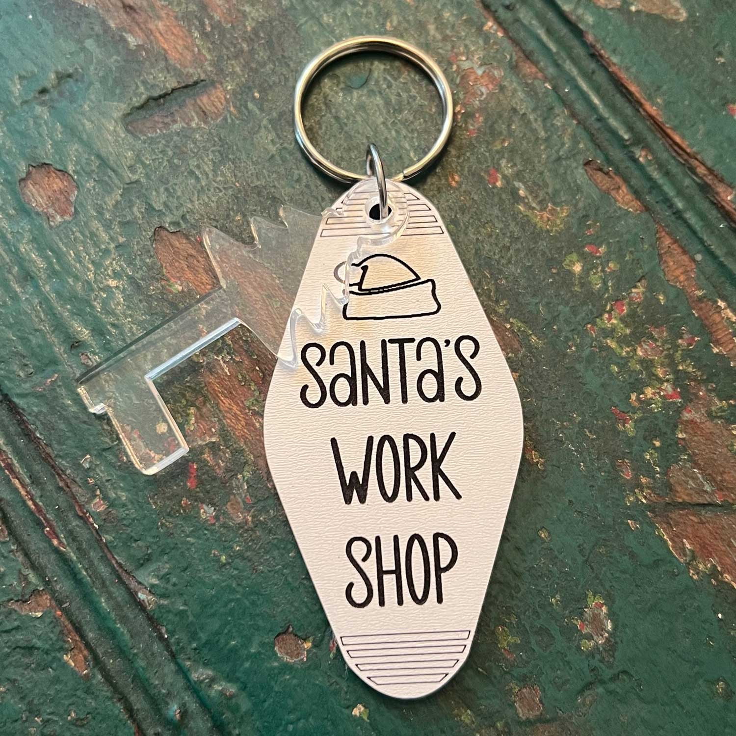 Santa's Work Shop Keychain – Glowforge Shop