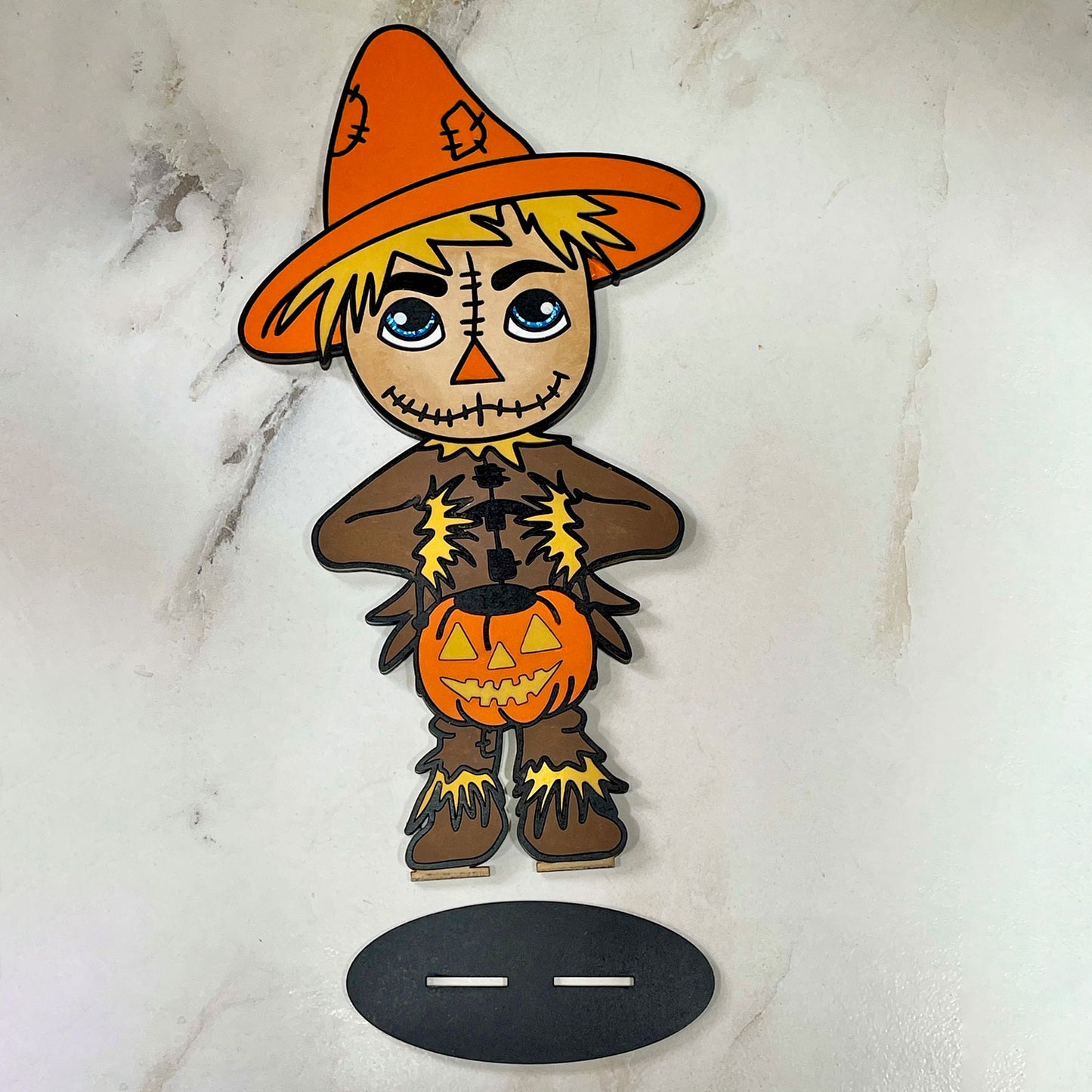 Scarecrow Halloween Stand - Glowforge