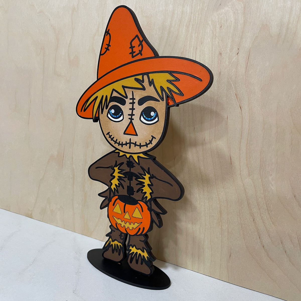 Scarecrow Halloween Stand - Glowforge