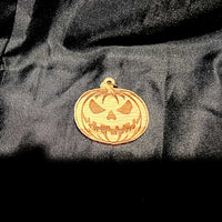 Scary Jack-O-Lantern Necklace Pendant - Glowforge