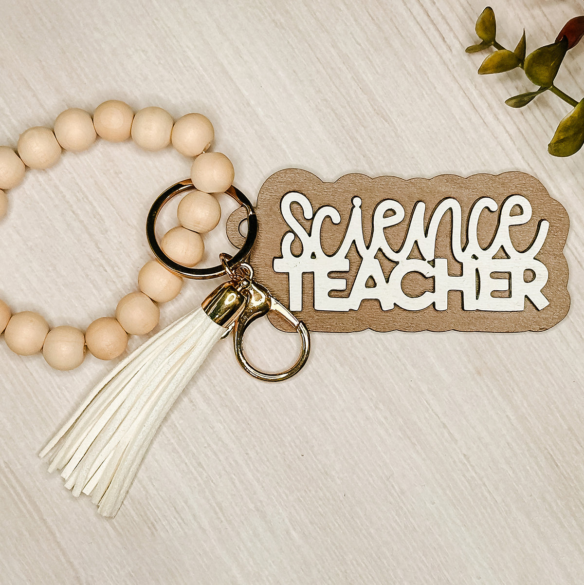 Science Teacher Layered Keychain โ Glowforge Shop