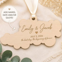 Script Happily Ever After Ornament - Glowforge