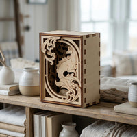 Seahorse Mini Diorama - Ocean-Themed Fantasy Display Decoration