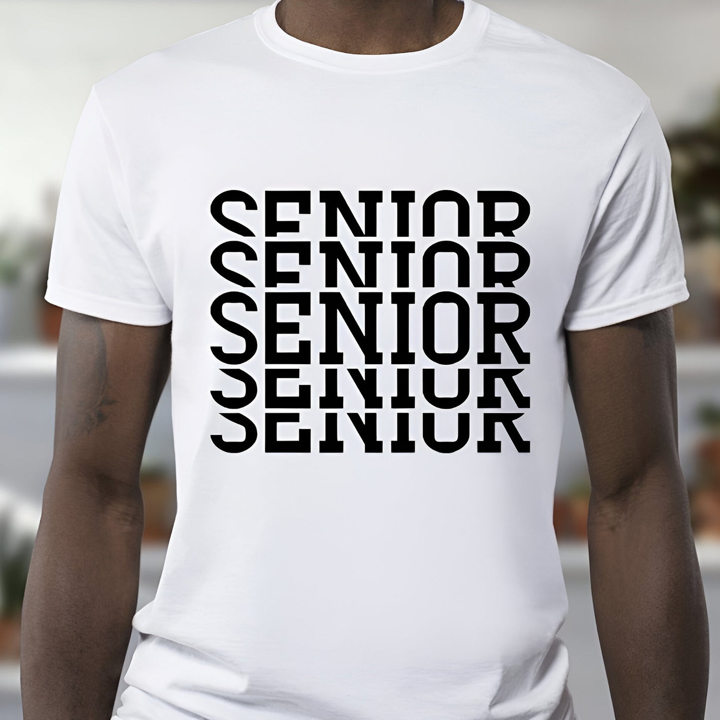 SENIOR Layered T-Shirt Graphic