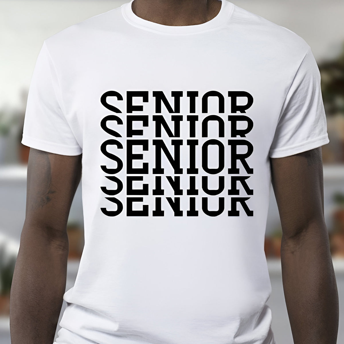 SENIOR Layered T-Shirt Graphic