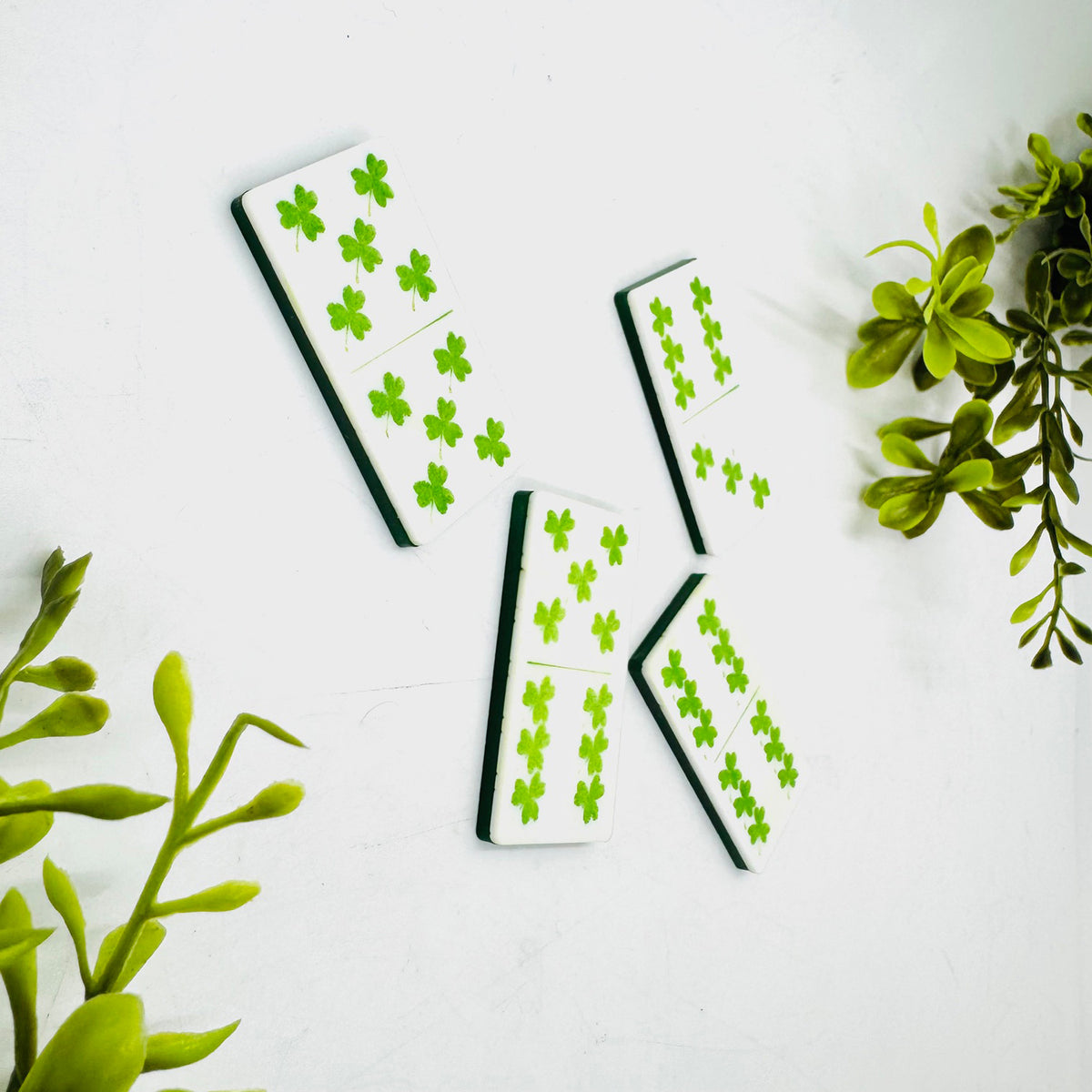 Shamrock Domino Game (Set of 28) - Glowforge