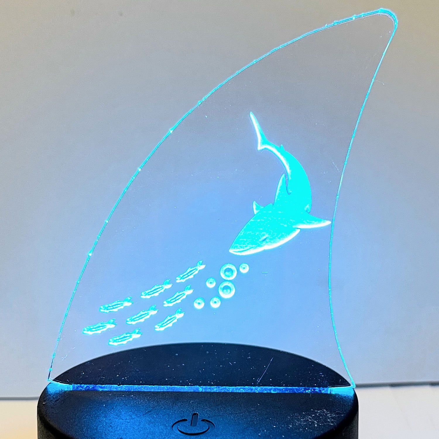 Led Design Shark Shark LED Nightlight Insert – Glowforge Shop