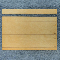 Simple Sandpaper Cutting Guide - Glowforge