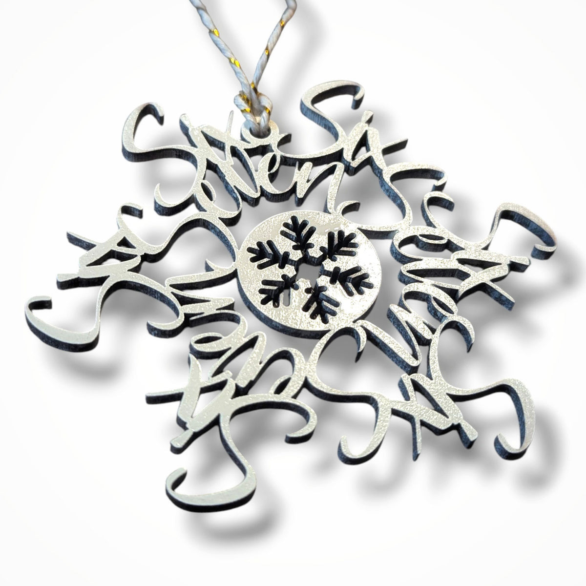 Six Seven Flake Humor Christmas Holiday Ornament 67 - Glowforge