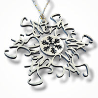 Six Seven Flake Humor Christmas Holiday Ornament 67 - Glowforge