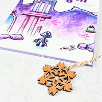 Skoshie & Friends Characters Paper Snowflake Christmas Tree Ornaments (Set of 4) - Glowforge