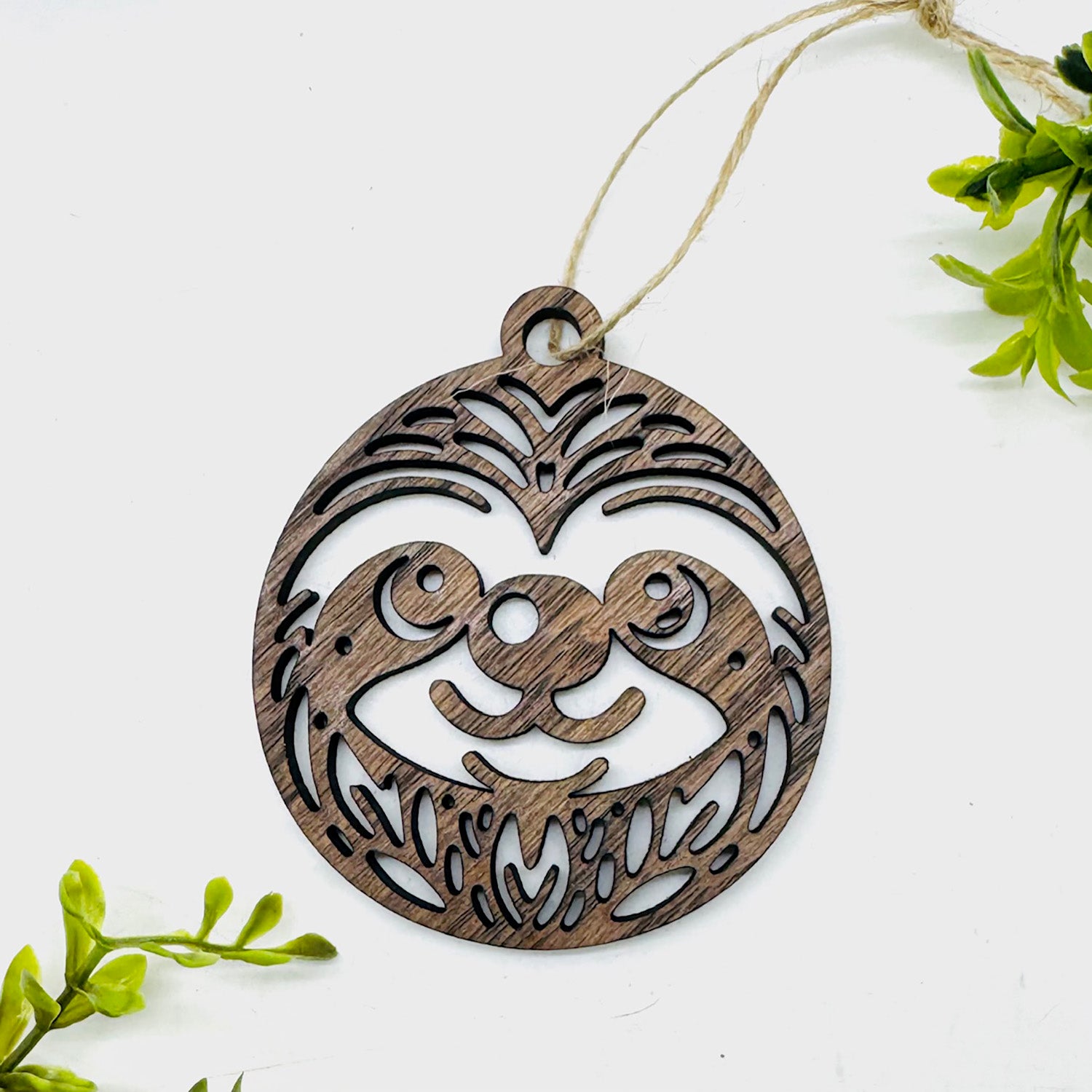 Slow Down & Enjoy – Sloth Car Charm for Relaxed Vibes – Glowforge Shop