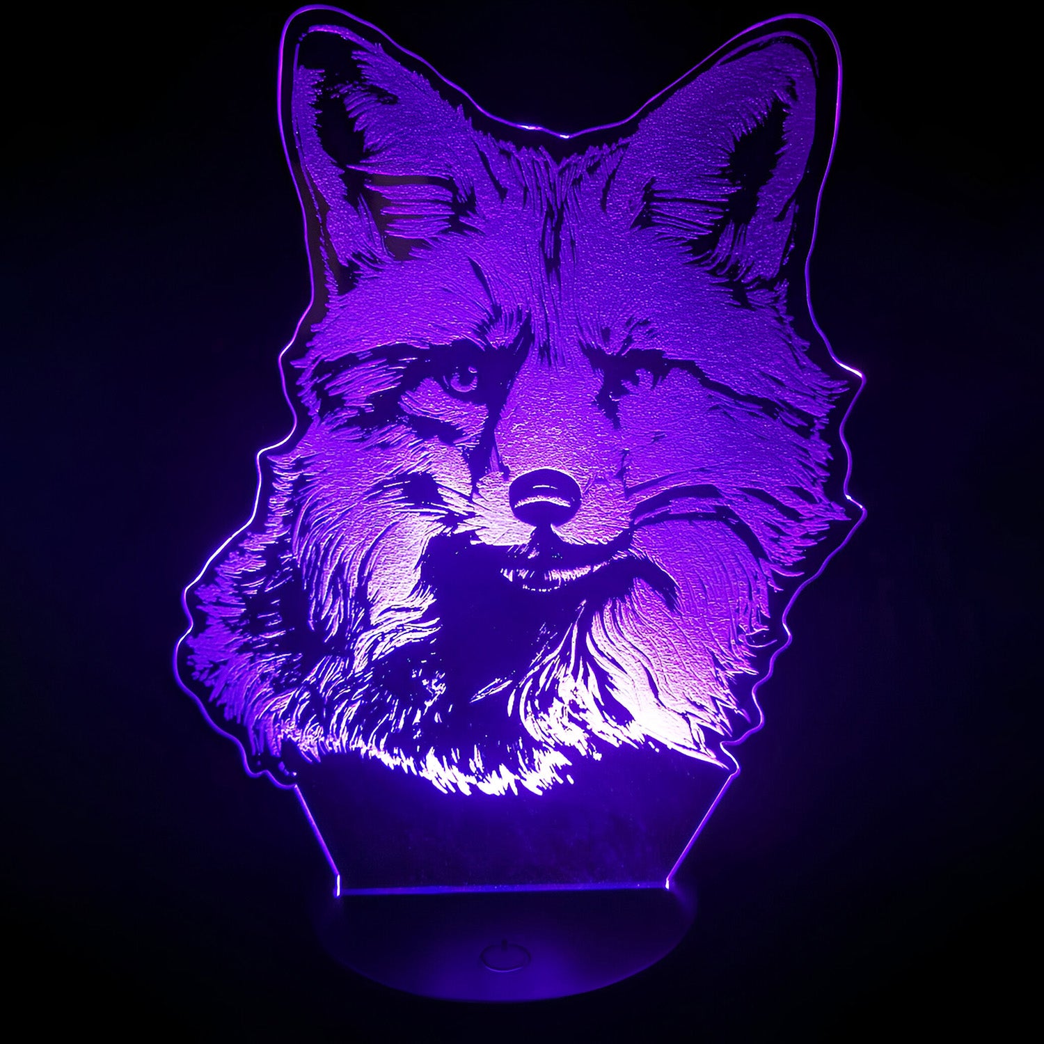 Fox Led Down Sly Fox LED Nightlight Insert – Glowforge Shop