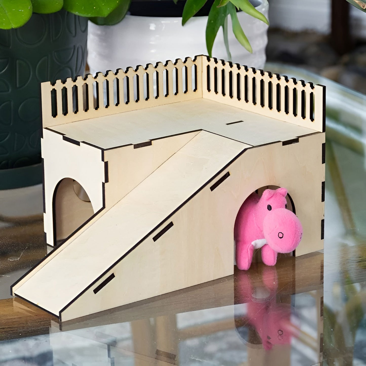 Small Pet House - Cozy Shelter for Mouse, Hamster, or Small Guinea Pig - Glowforge