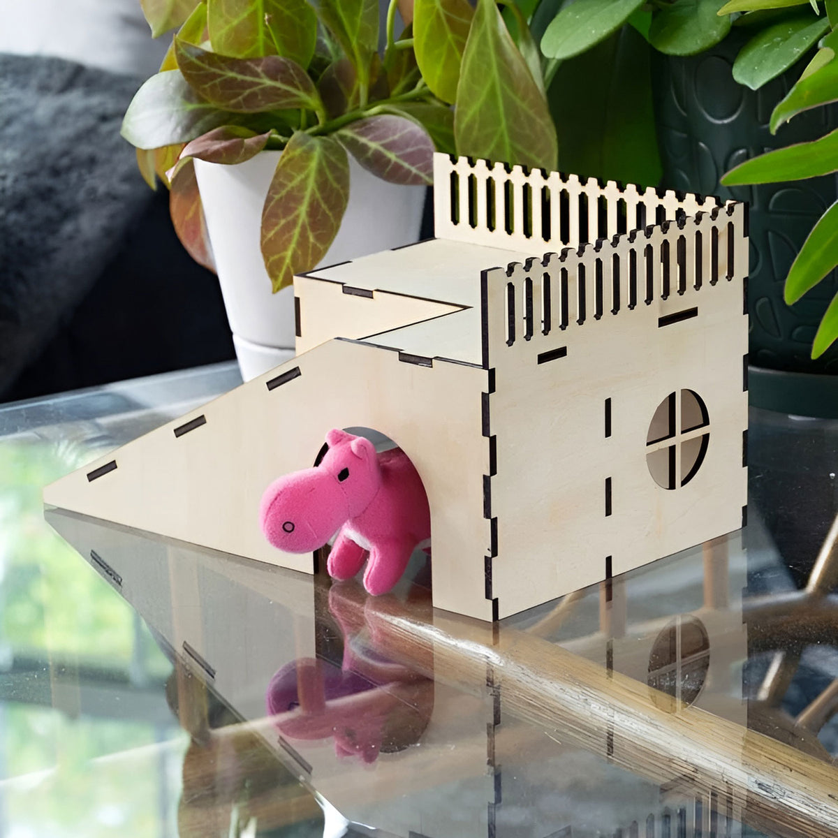 Small Pet House - Cozy Shelter for Mouse, Hamster, or Small Guinea Pig - Glowforge