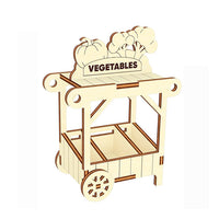 Miniature Vegetables Wagon Ornament