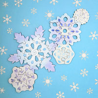 Snowflake Jigsaw Puzzle Winter Activity - Glowforge