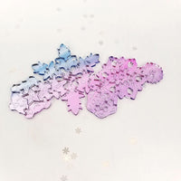 Snowflake Jigsaw Puzzle Winter Activity - Glowforge
