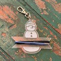 Snowman Hair Elastic Tie Holder - Glowforge