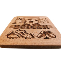 Soccer Coaster Design - Glowforge