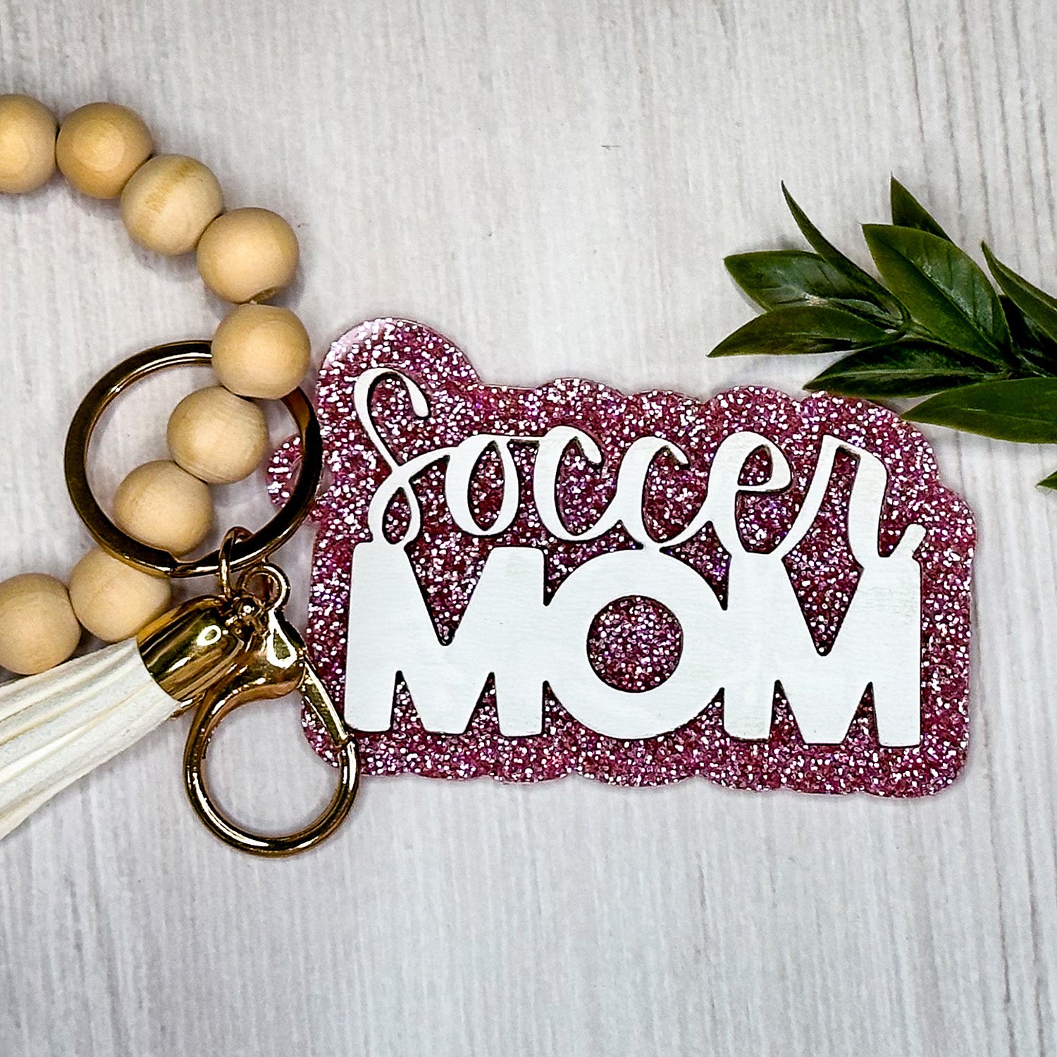 Soccer Mom Layered Keychain – Glowforge Shop