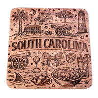 South Carolina Coaster Design - Glowforge