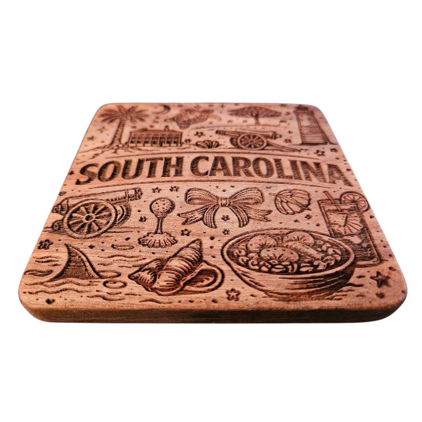 South Carolina Coaster Design - Glowforge