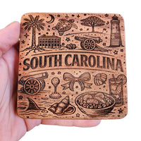 South Carolina Coaster Design - Glowforge