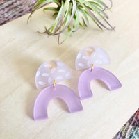 Speckled Arch Earrings - Glowforge