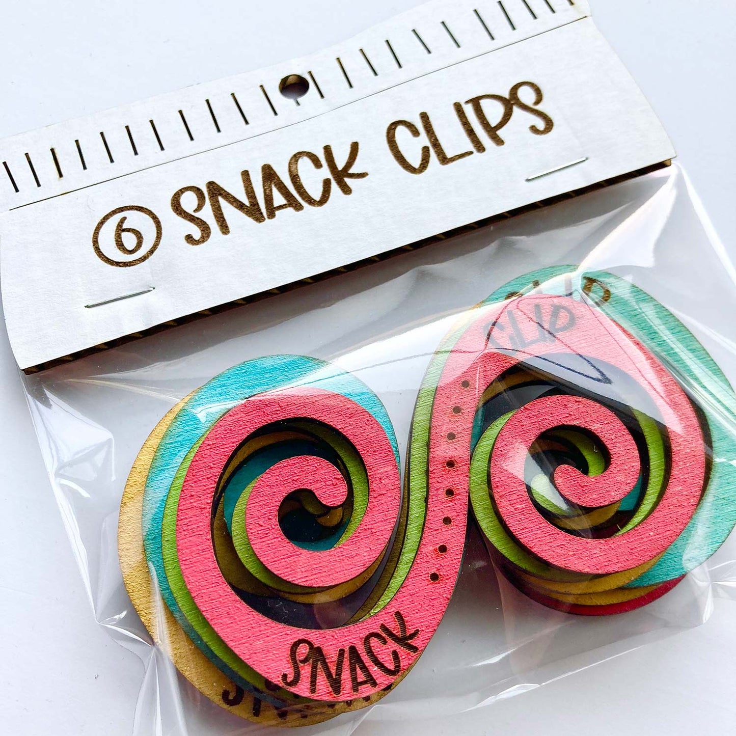 Spiral Snack Clips (Set of 2 Sizes) - Glowforge
