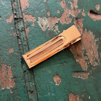Split Mandala Leather Barrette - Poppies Jewelry