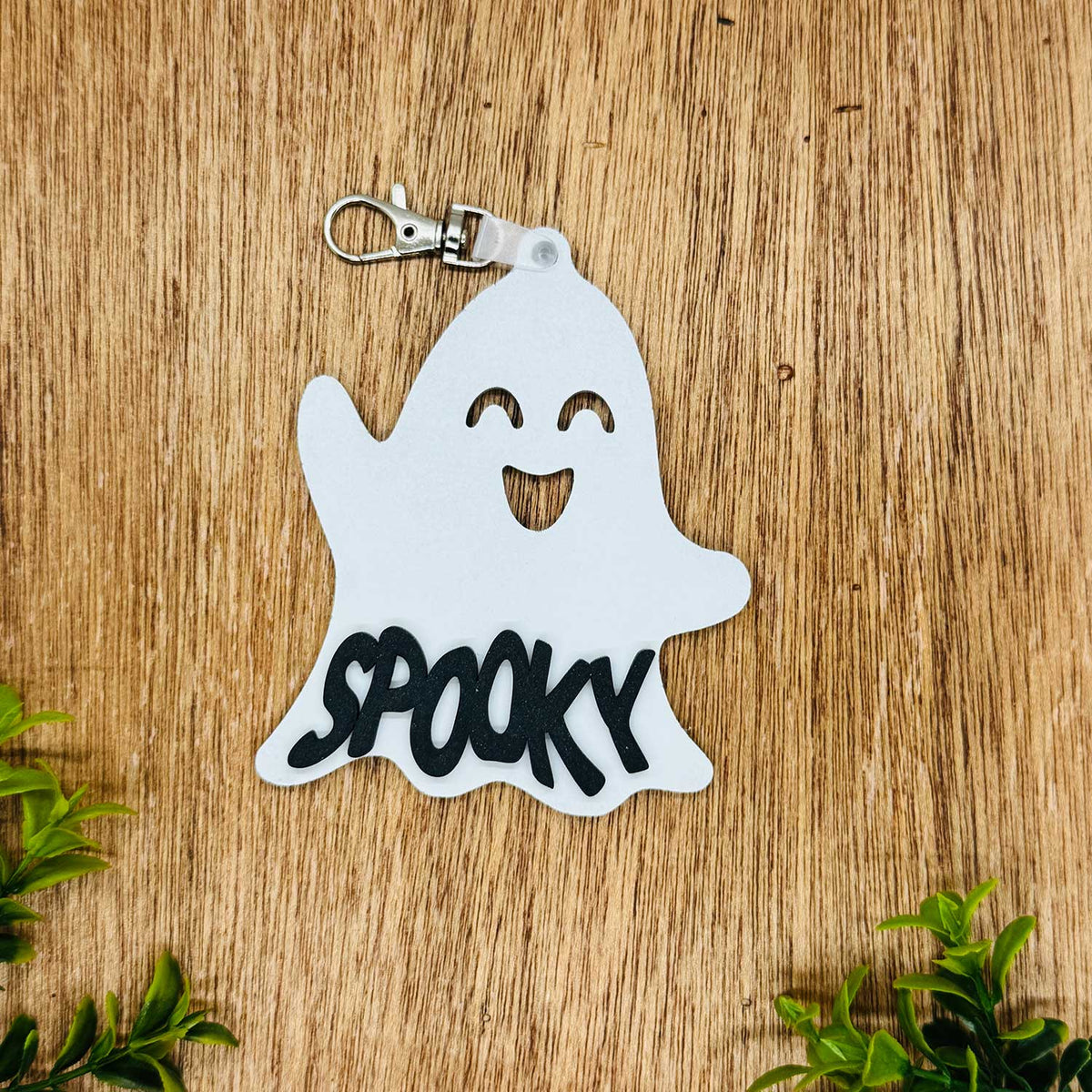 Spooky Ghost 2-Layer Bag Tag - Glowforge