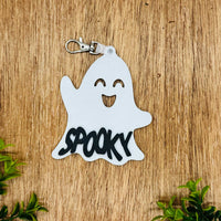 Spooky Ghost 2-Layer Bag Tag - Glowforge