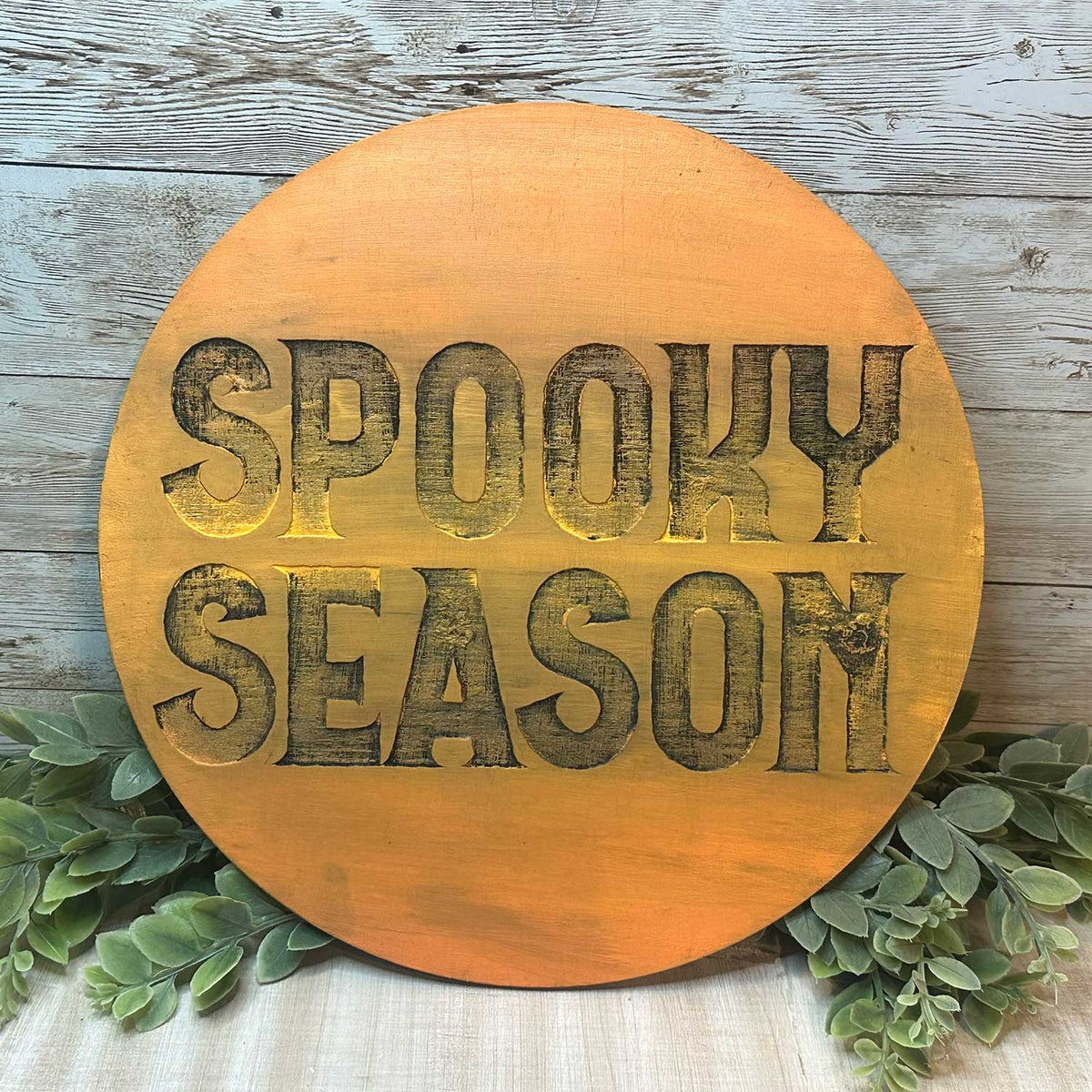 Spooky Season Halloween Door Sign - Glowforge