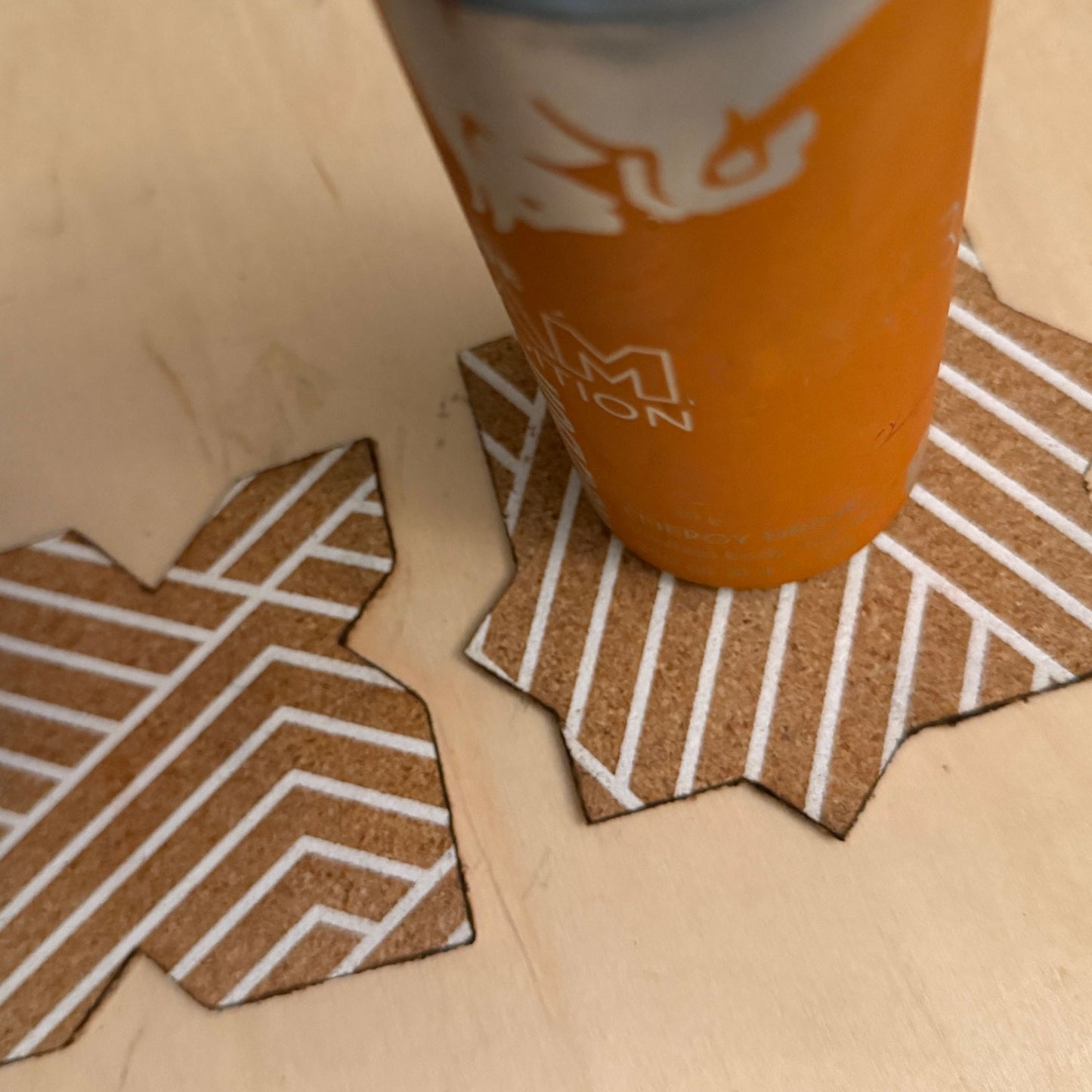 Square Angle Puzzle Coaster - Glowforge