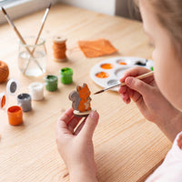 Squirrel Toy Figurine - Woodland Animal for Pretend Play & Nature Learning - Glowforge