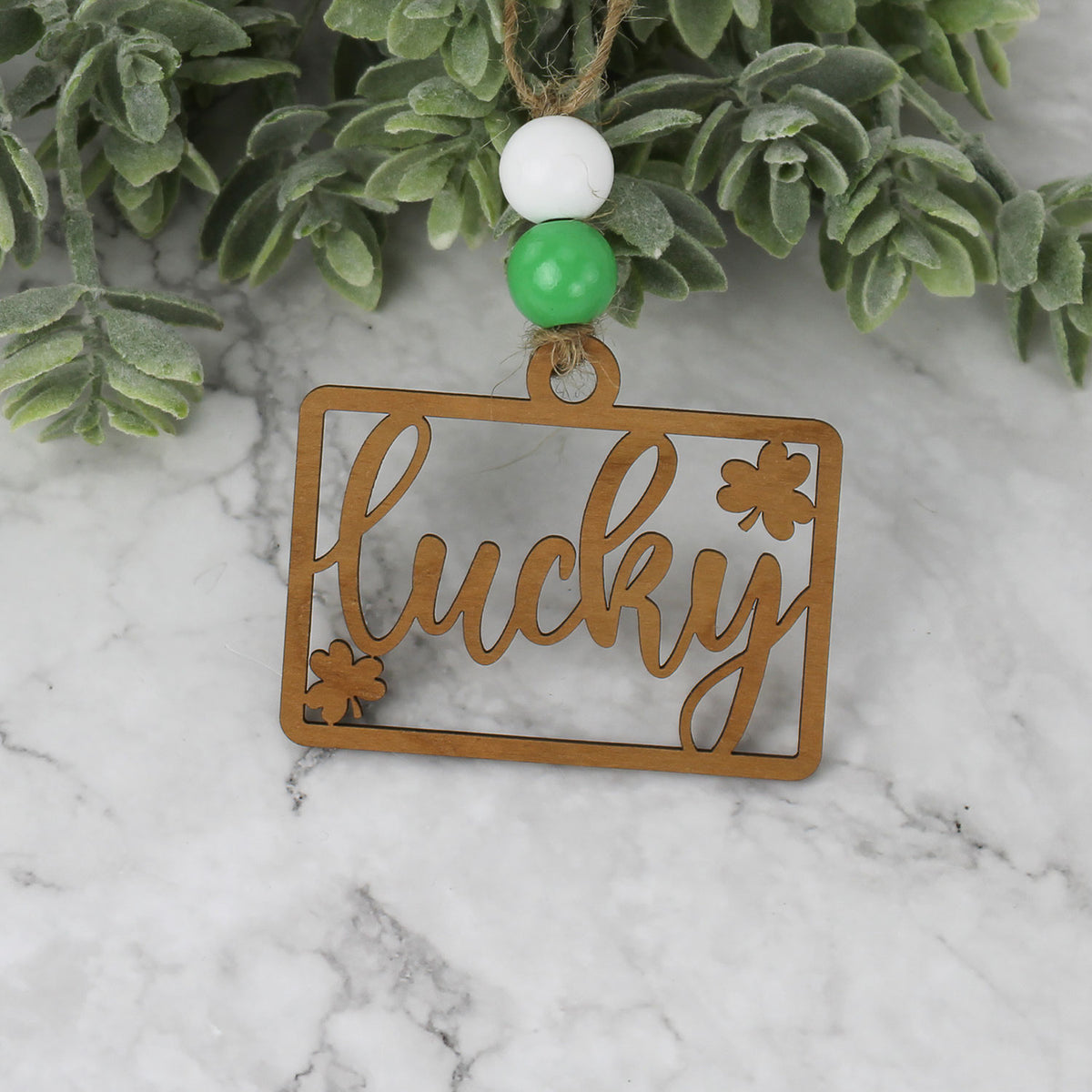 St. Patrick's Day Gift Tags - Lucky Gift Tags with Shamrock Details (Set of 2) - Glowforge