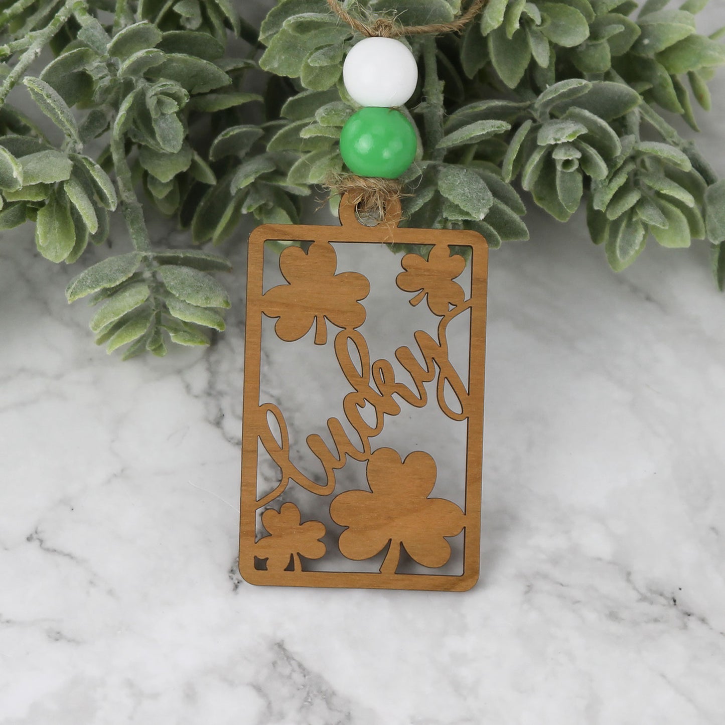 St. Patrick's Day Gift Tags - Lucky Gift Tags with Shamrock Details (Set of 2) - Glowforge