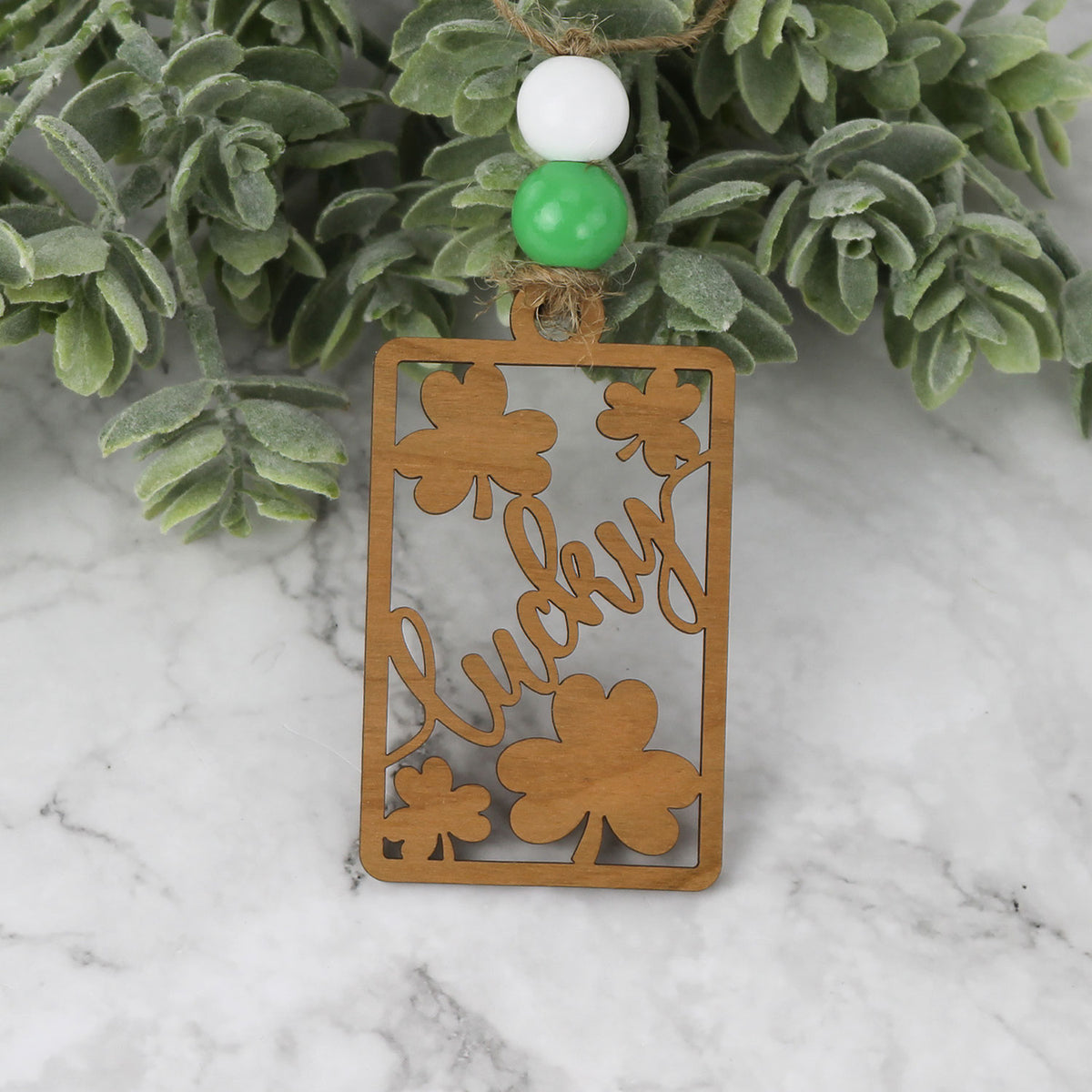 St. Patrick's Day Gift Tags - Lucky Gift Tags with Shamrock Details (Set of 2) - Glowforge